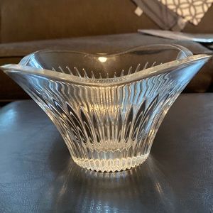 Crystal candy dish NWOT